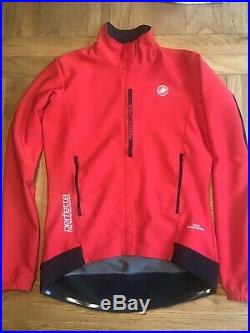 Castelli Perfetto Womens Long Sleeve Cycling Jacket/Jersey, Red, size M