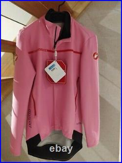 Castelli Perfetto pink Long Sleeve, Medium. New with tags. Maglia Rosa