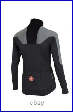 Castelli Secondo Strato Reflex Long Sleeve Jersey XL Black Extra Large 169$ MSRP