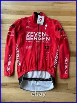 Castelli Zevenbergen Pro Fit Rain Jacket (Red) Size Large