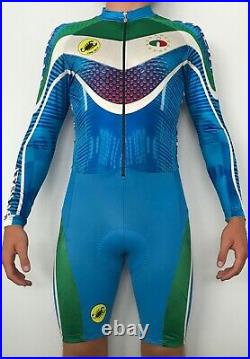 Castelli size L Italia mens Cycling suit singlet unisuit skinsuit Long Sleve l/s