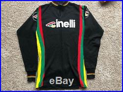 Cinelli Italy Vintage Cycling Long Sleeve Made in Italy Bicycle
