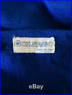 Classic Colnago Wool Cycling Jersey, 1980s, Long Sleeve, Med/Large, Size 4
