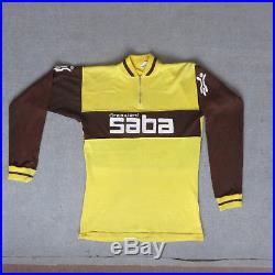 Classic vintage Campitello'SABA' long sleeve cycling jersey. Rare. L'eroica