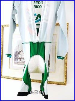 Crédit Agricole Long Sleeve Cycling Skinsuit Italy 4 Large