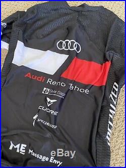 Cuore Audi Reno Tahoe Mens Cycling Long Sleeve Aero Skinsuit Size Large
