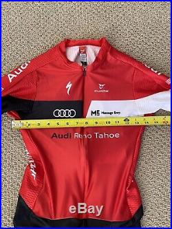 Cuore Audi Reno Tahoe Mens Cycling Long Sleeve Aero Skinsuit Size XL