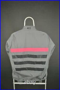Cycling Rapha Men's RCC Pro Team Long Sleeve Shadow Jacket Grey Size Large L