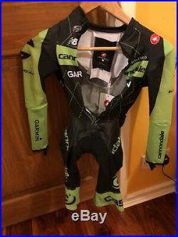 Cycling TT Long Sleeve Skinsuit / Speedsuit Cannondale Garmin Castelli 3.1 XS