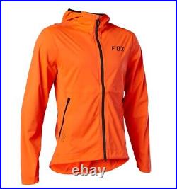 Fox Racing Men's Flexair Mountain Bike Water Jacket Flo Orange Large 28895-824-L