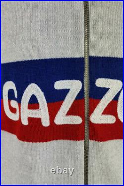 GAZZOLA wool long sleeve jersey, track, training jumper, new, never worn L