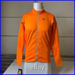GIORDANA Thermal Long Sleeve Cycling Jersey Men's Size 2XL Orange