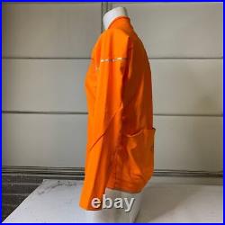 GIORDANA Thermal Long Sleeve Cycling Jersey Men's Size 2XL Orange