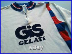 GIS Gelati team vintage Castelli wool jersey, long sleeve, medium size