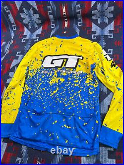 GT Bicycles Factory Team Issue Jersey Woody BMX Dyno Shimano Shirt Sz L/XL