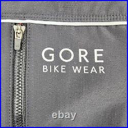 Gore Bike Wear Jacket Medium Black Cosmo Windstopper Soft Shell Cycling Mens