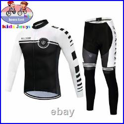 Jersey Sets Kids Spring Cycling Clothing Long Sleeve Suit Ropa Ciclismo Lycra