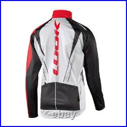 LOOK Pro Team Long Sleeves Men's Cycling Jersey (White-red)