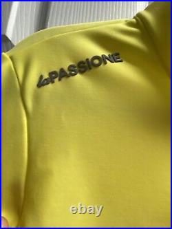 La Passione Long Sleeve Insulated Jersey Yellow Size XL Free Shipping