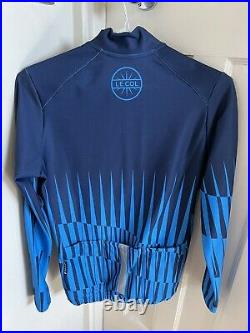 Le Col Womens Pro Aqua Zero Long Sleeve Jersey. Navy Ice Blue Pinacle, Size M