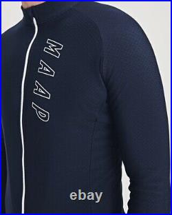 MAAP Long Sleeve Vertical DWR Winter Jersey Size Small Navy Pro Fit Retail $235