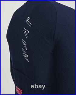 MAAP Long Sleeve Vertical DWR Winter Jersey Size Small Navy Pro Fit Retail $235