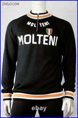 MOLTENI vintage wool long sleeve jersey, new, never worn S