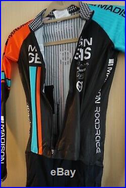 Madison Genesis Team Race Skin Suit Long Sleeve Black Brand New (Small)