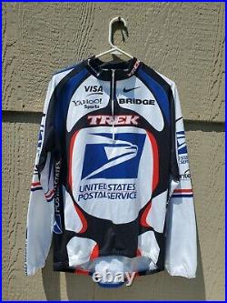 Men's Cycling Shirt USPS USA Bridge TREK NIKE VISA THOMAS WEIDEL PARTNERS