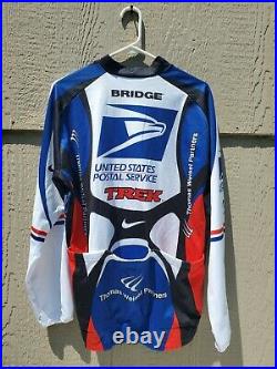 Men's Cycling Shirt USPS USA Bridge TREK NIKE VISA THOMAS WEIDEL PARTNERS