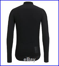 Men's Pro Team Long Sleeve Aero Jersey Black Size Large