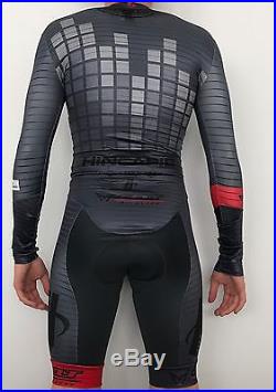 Mens Hincapie Cycling Suit Biking Jersey Small S Long Sleeve Full Body Tri