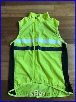 Mens Rapha Long Sleeve Brevet Jersey and Vest Size Large Green And Grey