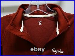 Mens Small Rapha Long Sleeve 1/4 Zip Tricolour Jersey Cycling Bicycle Road Bike