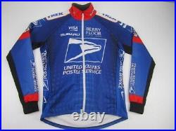 Mens XL Nike USPS thermal long sleeve jersey jacket vintage 2003 Italy