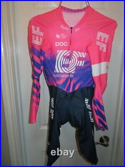 Mint 2020 RAPHA EF Pro Cycling Team Long Sleeve AeroSuit TT Skinsuit Medium Pink