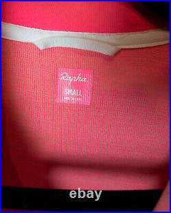 Mint Rapha Pro Team Long Sleeve Brevet Jersey Hi-Viz Pink Small