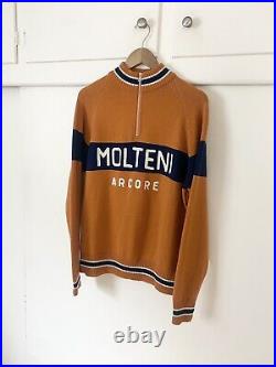 Molteni Arcore Woolistic Chain Stitch Merino Wool Eddy Merckx Cycling Jersey XL