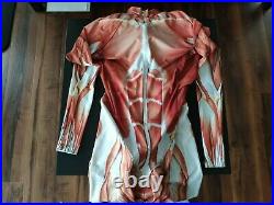 Muscle Skinsuit long with cycling pad, size M