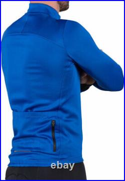 NEW Bellwether Prestige Thermal Long Sleeve Jersey Blue Men's Medium