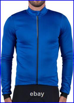 NEW Bellwether Prestige Thermal Long Sleeve Jersey Blue Men's Small