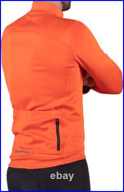 NEW Bellwether Prestige Thermal Long Sleeve Jersey Orange Men's Small