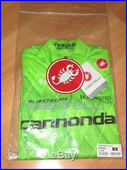 NEW CASTELLI Cannondale UCI Pro Cycling Team Long Sleeve Jersey Jacket Small S