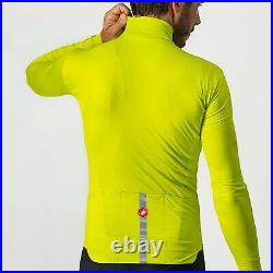 NEW Castelli PRO THERMAL MID Long Sleeve Jersey CHARTREUSE