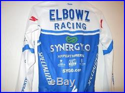 NEW ELBOWZ Racing Cycling Team Long Sleeve Aero Time Trial TT Skinsuit Medium M