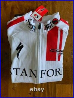 NEW RARE men's STANFORD capo training cycling jersey 2015 long sleeve small