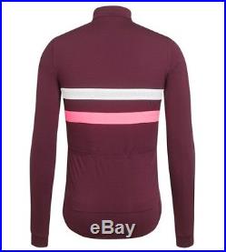 NEW Rapha Brevet Windblock Jersey Long Sleeve Burgundy Large BNWT RRP £145.00