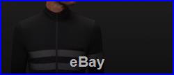 NEW Rapha Long Sleeve Brevet Jersey XL Black Cycling Reflective 3M Hi Viz Pro