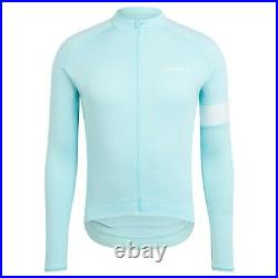 NEW Rapha Men's Cycling Core Long Sleeve Jersey XL RCC Light Blue White Racing