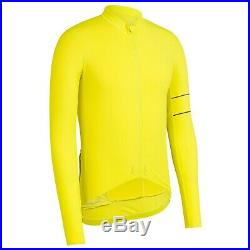 NEW Rapha Men's Cycling Jersey Pro Team Long Sleeve Thermal S XS RCC Chartreuse